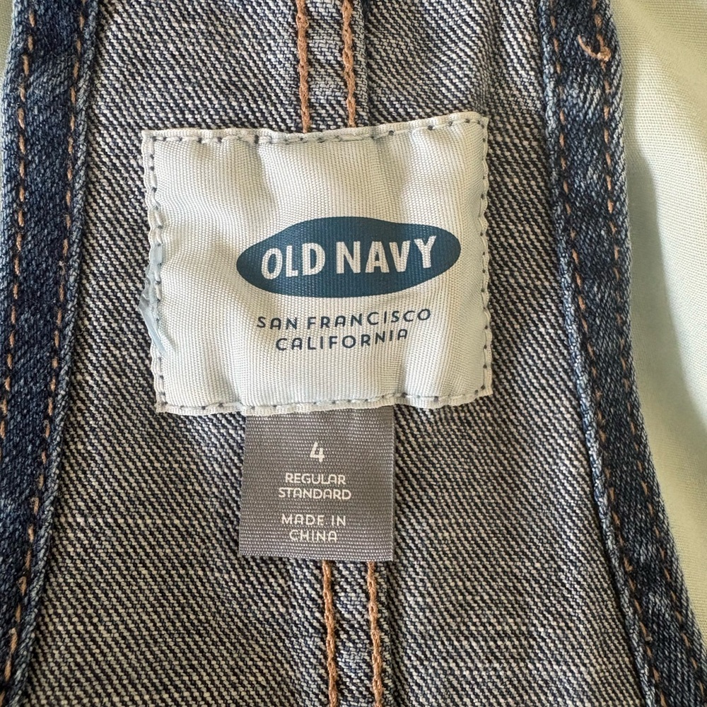 Old Navy Denim Overalls Size 4 - Picture 13 of 16